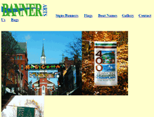 Tablet Screenshot of bannerartsvt.com